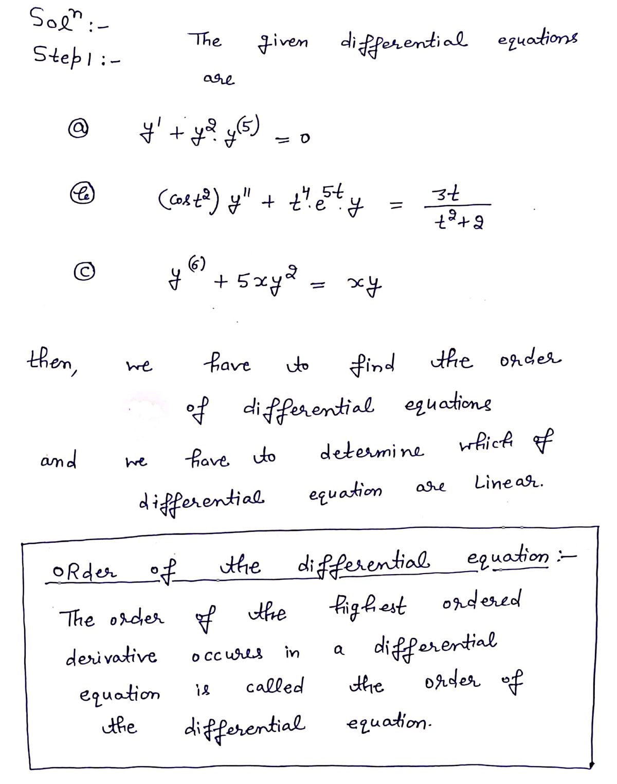 Advanced Math homework question answer, step 1, image 1